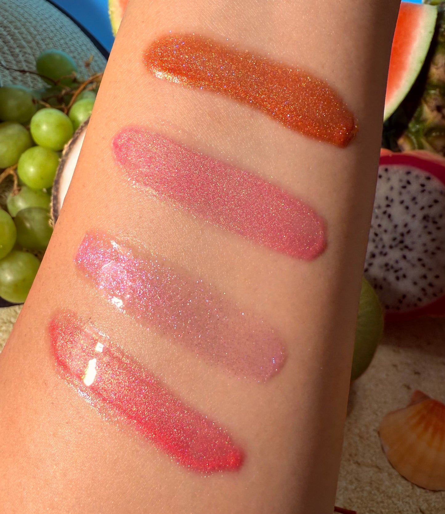 Tropical Summer Lipglosses con Destellos