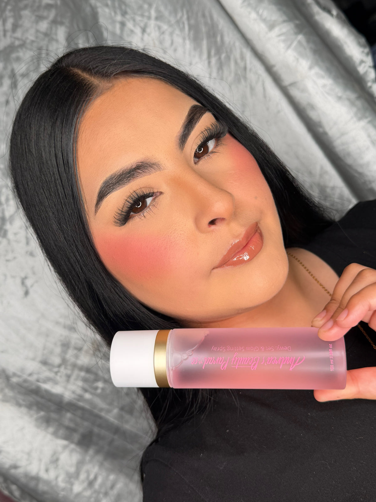 Dewy, Set & Glow Setting Spray infused with Rose Water Waterproof