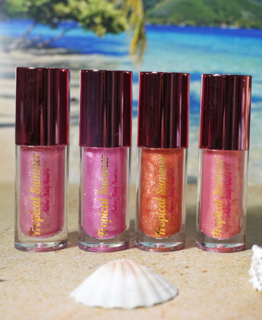 Tropical Summer Lipglosses con Destellos