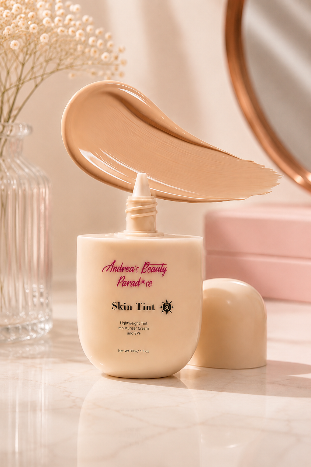 Base de maquillaje Skin Tint SPF30, ligera e hidratante de larga duración