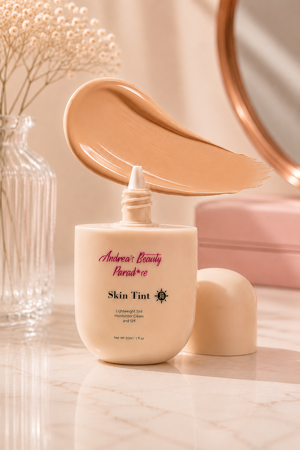 Base de maquillaje Skin Tint SPF30, ligera e hidratante de larga duración