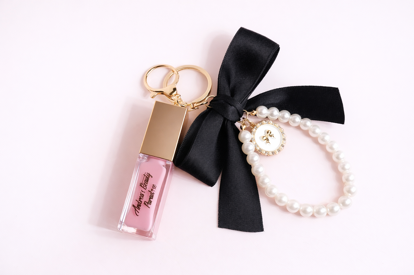 Lip Oil with Coquette Keychain