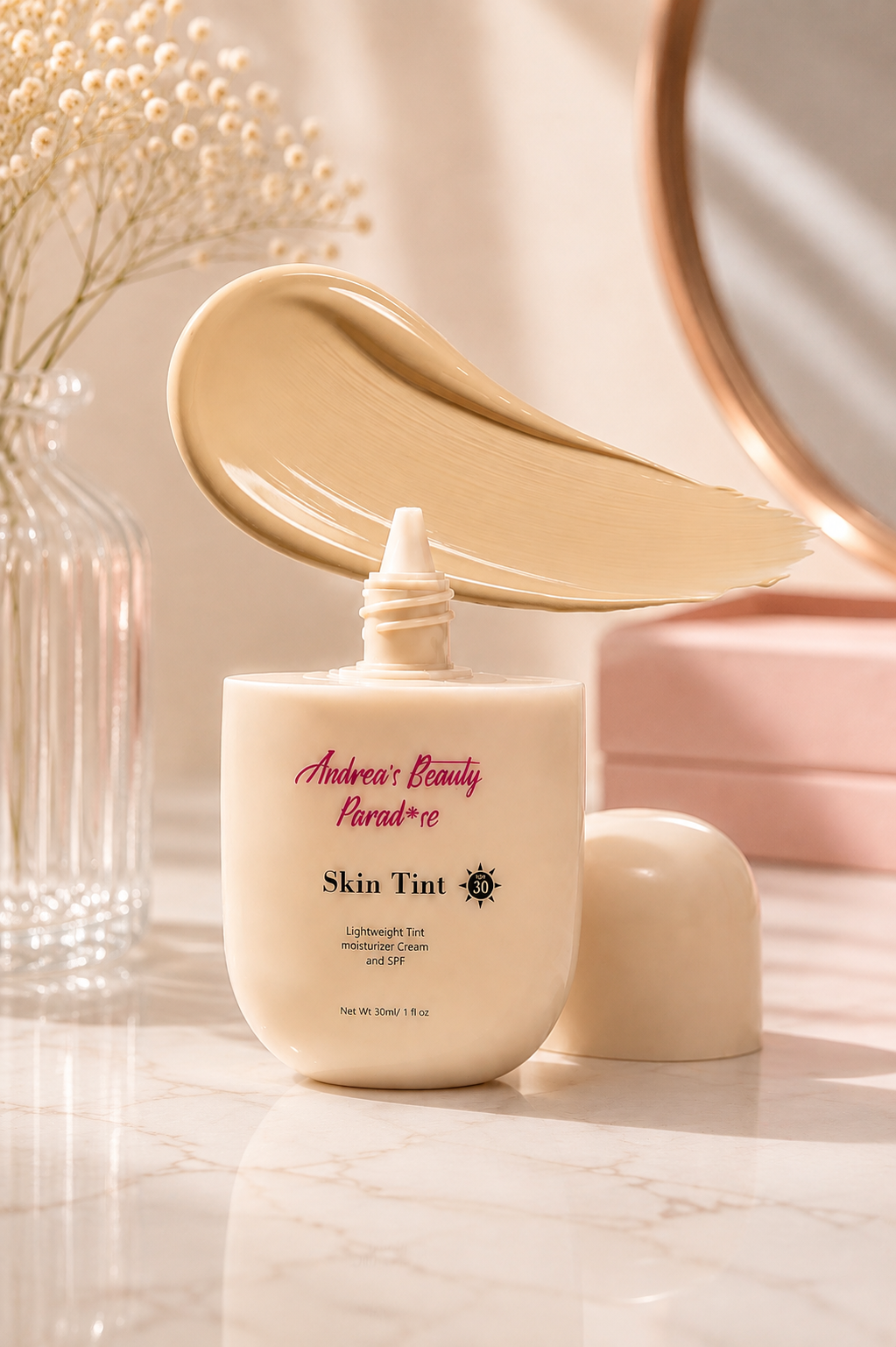Base de maquillaje Skin Tint SPF30, ligera e hidratante de larga duración