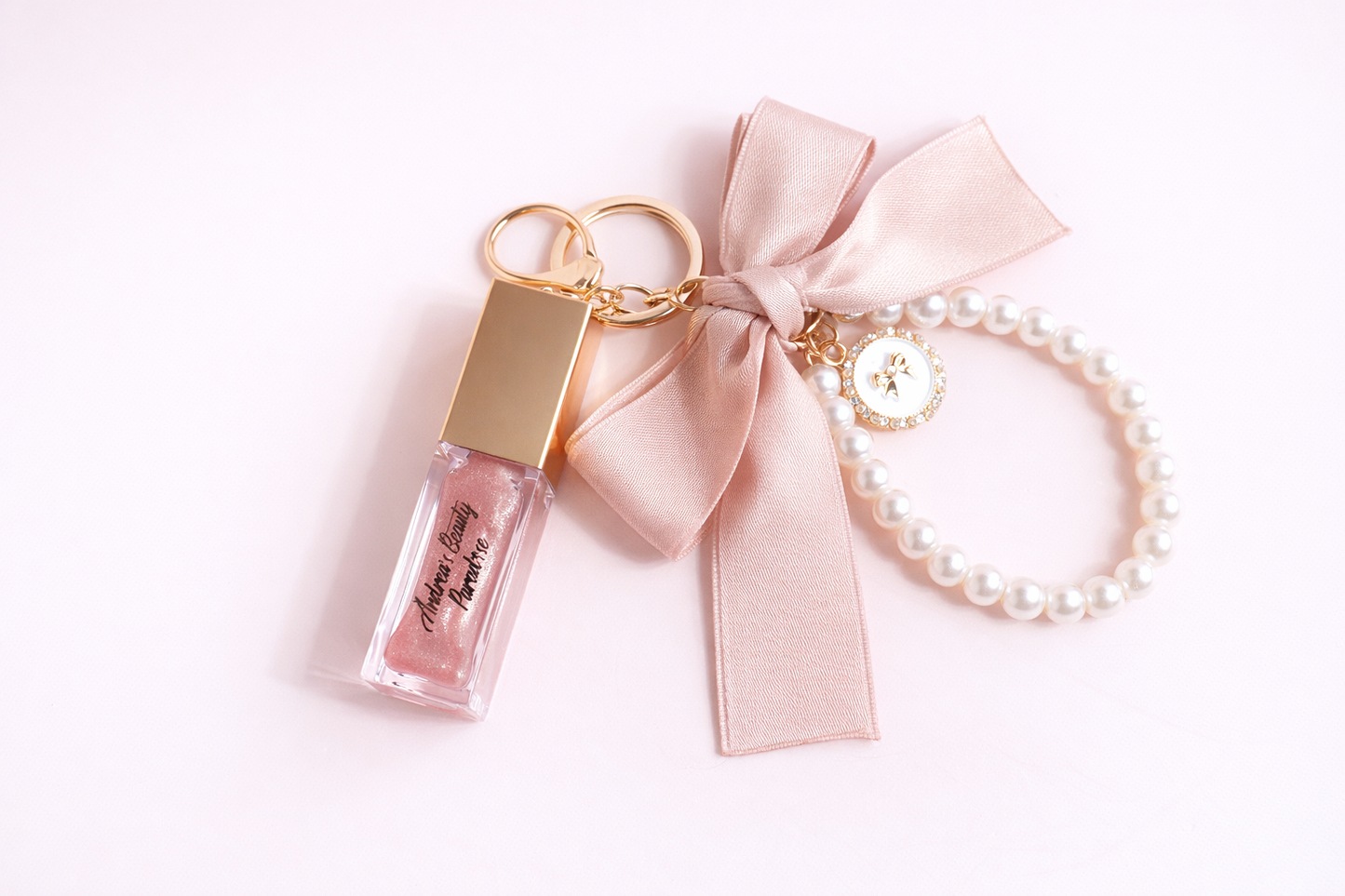 Lip Oil with Coquette Keychain