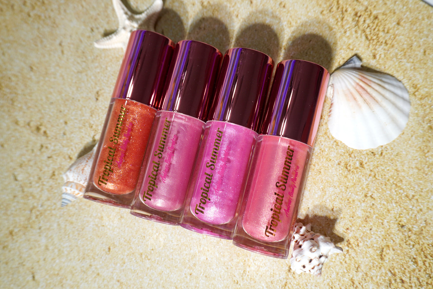Tropical Summer Lipglosses con Destellos