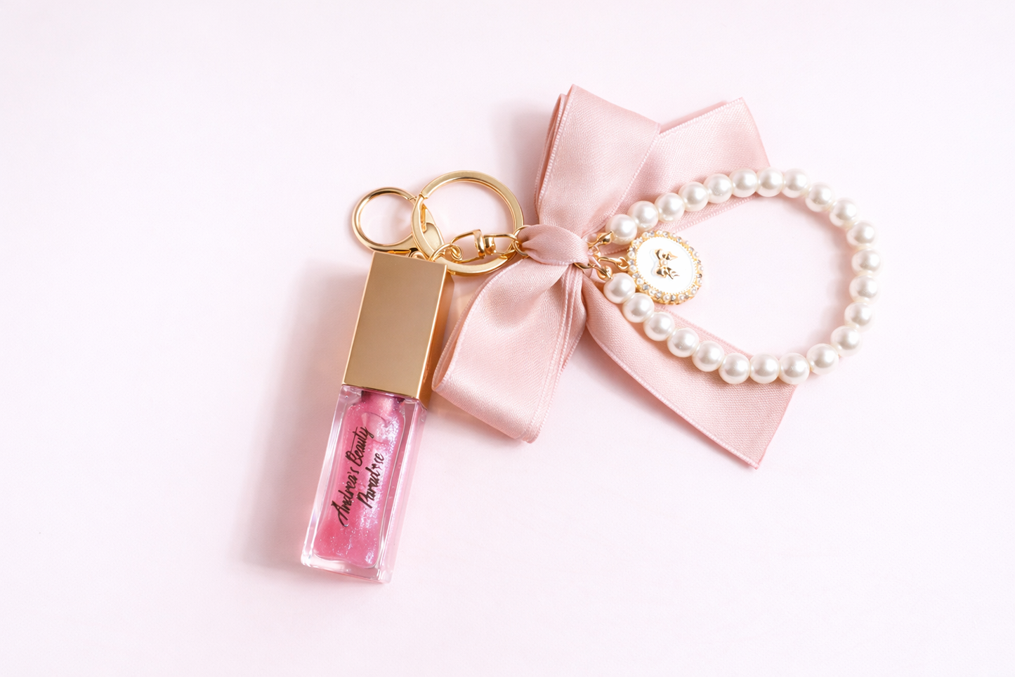 Lip Oil with Coquette Keychain