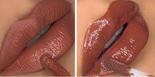 Labial Matte/Lipgloss Trio Espresso