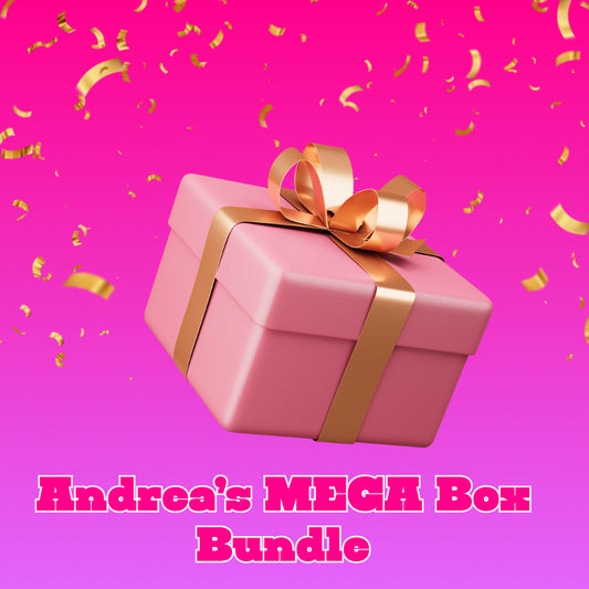 Andrea’s Mega Box Bundle una Caja de 7 productos de maquillaje